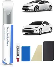 PARTS4EV Super White/Ice Cap(040) Touch Up Paint Repair Kit Compatible with Toyota - DIY Kit Exactly Matches Chips and Nicks