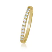 Eternity Ring with 1/5ct of Diamonds in 9kt Yellow Gold