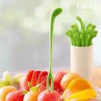 在飛比找松果購物優惠-FaSoLa 創意蘿蔔造型水果叉 (1.1折)
