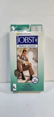 Jobst 115101 For Men Khaki 20-30 mmHg Medium CT Compression Stockings Socks NEW