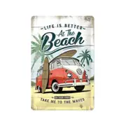 Nostalgic-Art Medium Sign VW Bulli - Beach