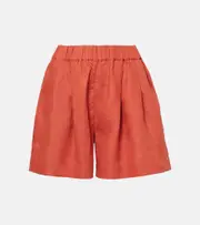 [Asceno] Asceno Zurich linen shorts AU 10 brown