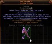 Path Of Exile 2Dawn Of The HuntQuiverBeyond Reach Visceral Quiver