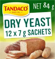 Tandaco Dry Yeast 12X7G Sachets Box 84G