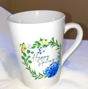 HAPPY SPRING Coffee or Cocoa Mug FLOWERS SPRINGTIME NEW