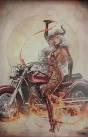 LADY DEMON 2 E DYNAMITE CHAOS VARIANT COMIC POULAT GILLESPIE ANDOLFO 2015 NM