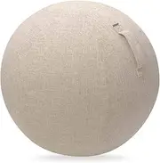Elecom HCF-BBC65BE Balance Ball Cover, 25.6 inches (65 cm), Convenient Carrying Handle, Beige