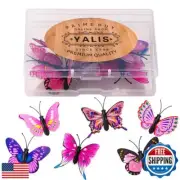 Yalis 12 Pcs Decorative Thumbtacks Pink Cute Pushpins for Feature Wall, White