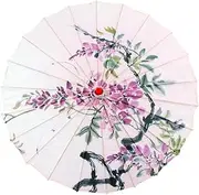 [Frediuo] Chinese Oiled Paper Umbrella Rainproof Decorative for Stage Performance Props