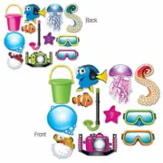 Under the Sea Party Supplies Photo Booth Props Birthday Fun Signs Dory Nemo Fish