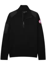 Canada Goose Stormont Half-zip Wool Jumper - Black - L L