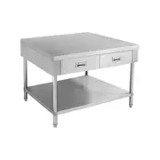 Modular Systems Work Bench With 2 Drawers And Undershelf - 1200mm Width x 700mm Depth