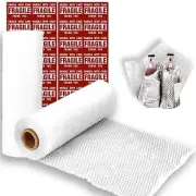 White Honeycomb Wrapping Paper Wrap 15"x131' Sustainable Alternative to Bubbl...