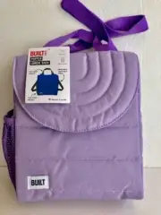 Built NY Kids Puffer Insulated Lunch Sack Purple NEW w/tags