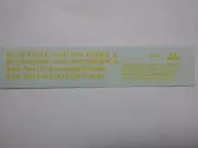 DM Custom Decals HO Bluefield And Southern 1993 ~TS