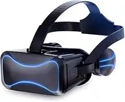 VR Headset Virtual Reality Glasses - 3D Vr Goggles for Video Movies&Games Compatible with iOS and Android Smartphone
