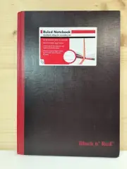 Oxford Black n' Red A4 Notebook Hardcover Casebound Lined 384 Page Standard Rule
