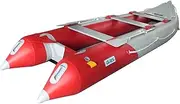 BRIS 4.3M Inflatable Kayak Inflatable Boat Fishing Tender POONTON Boat with AIRFLOOR