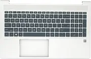 WWGTMC Replacement Upper Case Palmrest for HP Probook 450 G10 Series Laptop Backlit Keyboard Assembly US Layout N43874-001 Silver
