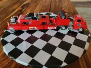 M2 Customized Dodge COE Truck& 69 Dodge Dart GTS Dragster & Auto Hauler Trailer