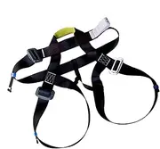 Rock Climbing Harness - Rappelling Equip Outdoor Training Climbing Half Body Belt - Thick Comfortable Men Mountaineering Harness for Roofing Construction