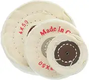 LOORGVEL Buffing Wheel Kit for Jewelry Polishing Pad Set 3pcs Polishing Wheel Mop