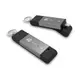 【亞果元素】iKlips Duo 極速多媒體行動碟 Apple專用雙向USB3.1隨身碟 32GB-太空灰