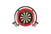 Target Darts OMNI Microband 3 Dart Board, Red Surround, + Darts