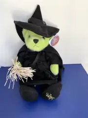 Wizard of Oz Teddy Bear Collection Wicked Witch Green/Cuddle Factory/Halloween