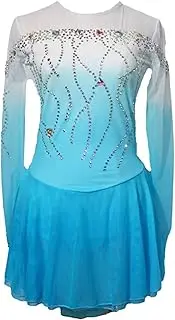 [Zagitova] Figure Skating Dress for girls, Women Flash diamond Ice Skating Performance Competition Wear Costume