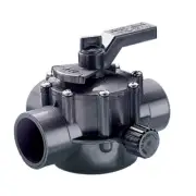 Jandy Zodiac 1154 3-Port 1-1/2 by 2" Positive Seal Valve - Gray
