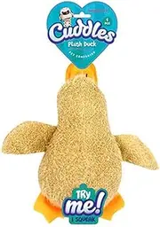 Trendy Pets Duck Plush Pet Toy with Squeek, 21 cm Size