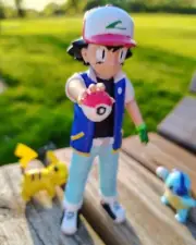 Ash Ketchum Pokemon Trainer Figure 5.75" Pokemon Game Freak - Hand Painted 2025