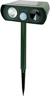 Solar Ultrasonic Animal Repeller | Solar Ultrasonic Repeller with Motion Detection - Cat Devices with Motion Sensor Animal Control for Patio Lawn Garden Yard Farm