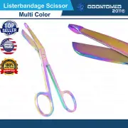 Lister Bandage Scissors 5.5" Multi Color Rainbow Color Surgical Instruments
