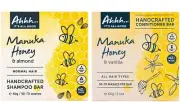 Manuka Honey Hair Duo Shampoo and Conditioner Bars - Manuka Honey and Almond