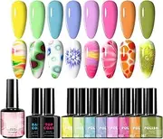 Jeruytgh Nail Polish Set, 8-color Fingernail Polish, Beauty And Health Supplies for Home Daily Summer Wedding Parties Holiday
