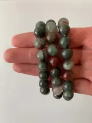 Beautiful X Bloodstone bracelet 3 Strands Healing Purify Detox Blood Cleanser