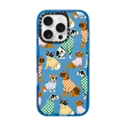 iPhone 16 Pro Impact Case Checkered Puppy Pack