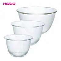 在飛比找蝦皮購物優惠-[樸樂烘焙材料]日本HARIO-可微波玻璃調理碗3入組 打蛋