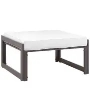Modway Fortuna Outdoor Patio Aluminum Ottoman