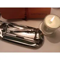 在飛比找蝦皮購物優惠-銀色香氛蠟燭滅燭工具組