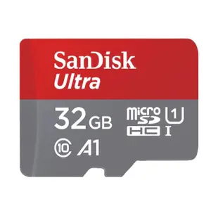 【SanDisk 晟碟】Ultra 32GB microSDHC A1 記憶卡120MB/s(平行輸入)