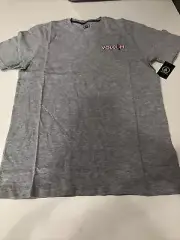 Volcom Light Grey Sombrero Parrot Short Sleeve Tee Large