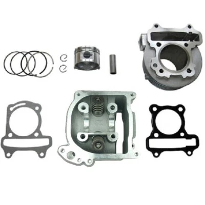 EGR Big Bore Head & Cylinder Kit for 69mm Valves 80cc 4-Stroke GY6/QMB139 Engine