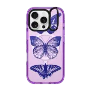 iPhone 16 Pro Impact Ring Stand Case MagSafe Compatible Butterfly Lithograph