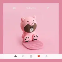 在飛比找蝦皮購物優惠-❤️可愛小物❤️Line Friends 熊大 恐龍 手機架