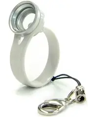 EyeMobile Phone Conversion Lens Cross Screen Filter Clip White for iPhone3G KF-2-WI
