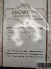 SNOWMAN Duvet Cover Queen Size,3 Pieces Bedding Sets,1200Thread Count 100% Egypt