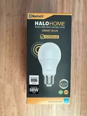 Single (1) Halo Home A19 Dimmable CCT Smart LED Light Bulb HHA19609BLE40A